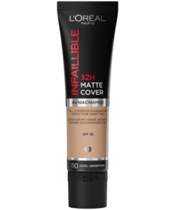 shop L'Oreal Paris Cosmetics Infaillible 32H Matte Cover Foundation SPF 25 - 30 ml - 110 Cool Undertone af LOreal Paris - online shopping tilbud rabat hos shoppetur.dk