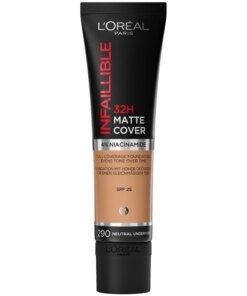 shop L'Oreal Paris Cosmetics Infaillible 32H Matte Cover Foundation SPF 25 - 30 ml- 290 Neutral Undertone af LOreal Paris - online shopping tilbud rabat hos shoppetur.dk