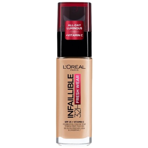 shop L'Oreal Paris Cosmetics Infaillible Fresh Wear 32H Liquid Foundation 30 ml - 200 Golden Sand af LOreal Paris - online shopping tilbud rabat hos shoppetur.dk