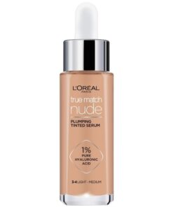 shop L'Oreal Paris Cosmetics True Match Nude Plumping Tinted Serum 30 ml - No. 3-4 Light-Medium af LOreal Paris - online shopping tilbud rabat hos shoppetur.dk