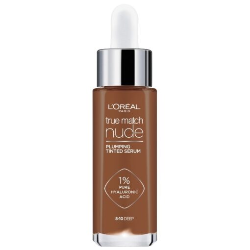 shop L'Oreal Paris Cosmetics True Match Nude Plumping Tinted Serum 30 ml - No. 8-10 Deep af LOreal Paris - online shopping tilbud rabat hos shoppetur.dk