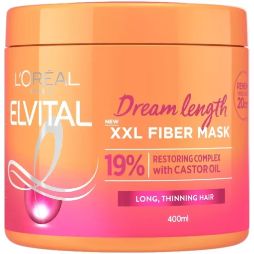 shop L'Oreal Paris Dream Length Fiber Mask 400 ml af LOreal Paris - online shopping tilbud rabat hos shoppetur.dk