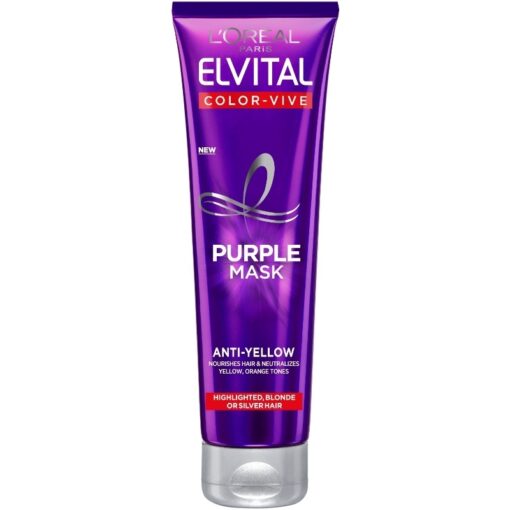 shop L'Oreal Paris Elvital Color Vive Purple Mask 150 ml af LOreal Paris - online shopping tilbud rabat hos shoppetur.dk