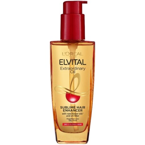 shop L'Oreal Paris Elvital Extraordinary Oil Hair Oil Colored 100 ml af LOreal Paris - online shopping tilbud rabat hos shoppetur.dk