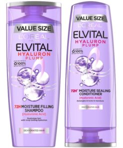 shop L'Oreal Paris Elvital Hyaluron Plump Set 400 + 300 ml af LOreal Paris - online shopping tilbud rabat hos shoppetur.dk