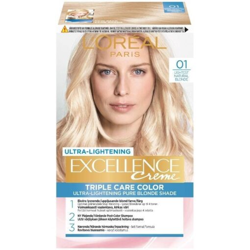 shop L'Oreal Paris Excellence 01 Ekstra Lysblond Naturlig af LOreal Paris - online shopping tilbud rabat hos shoppetur.dk