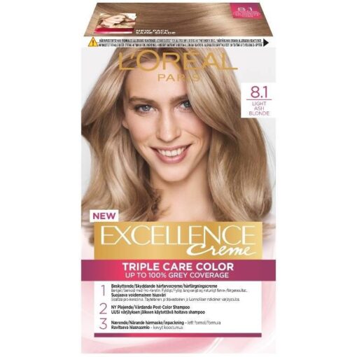 shop L'Oreal Paris Excellence 8.1 Lysblond Ask af LOreal Paris - online shopping tilbud rabat hos shoppetur.dk