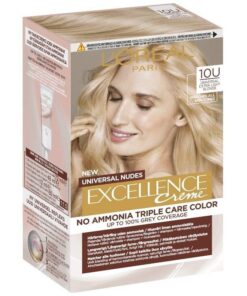 shop L'Oreal Paris Excellence Universal Nudes 192 ml - 10U Extra Light Blonde af LOreal Paris - online shopping tilbud rabat hos shoppetur.dk