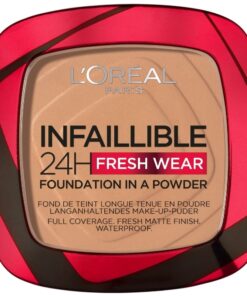 shop L'Oreal Paris Infaillible 24h Fresh Wear Powder Foundation 9 gr. - 260 Golden Sun af LOreal Paris - online shopping tilbud rabat hos shoppetur.dk