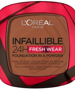 shop L'Oreal Paris Infaillible 24h Fresh Wear Powder Foundation 9 gr. - 375 Deep Amber af LOreal Paris - online shopping tilbud rabat hos shoppetur.dk