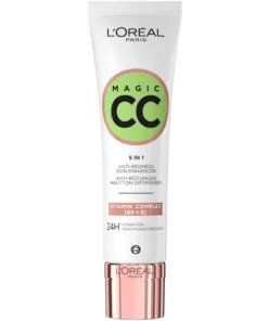 shop L'Oreal Paris Magic CC 5 In 1 Anti-Redness Skin Enhancer 30 ml af LOreal Paris - online shopping tilbud rabat hos shoppetur.dk