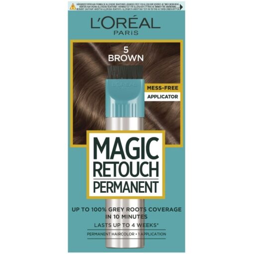 shop L'Oreal Paris Magic Retouch Permanent 45 ml - 5 Brown af LOreal Paris - online shopping tilbud rabat hos shoppetur.dk