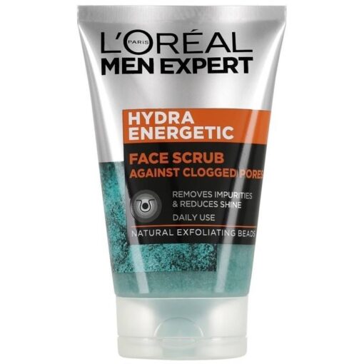 shop L'Oreal Paris Men Expert Hydra Energetic Face Scrub 100 ml af LOreal Paris - online shopping tilbud rabat hos shoppetur.dk