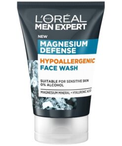 shop L'Oreal Paris Men Expert Magnesium Defense Face Wash 100 ml af LOreal Paris - online shopping tilbud rabat hos shoppetur.dk