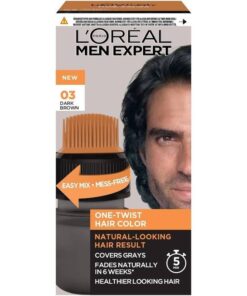 shop L'Oreal Paris Men Expert One-Twist Hair Color 50 ml - No. 03 Dark Brown af LOreal Paris - online shopping tilbud rabat hos shoppetur.dk