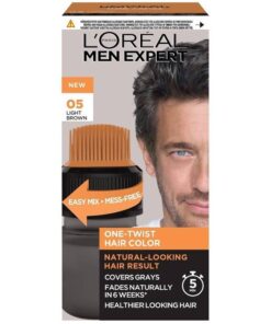 shop L'Oreal Paris Men Expert One-Twist Hair Color 50 ml - No. 05 Light Brown af LOreal Paris - online shopping tilbud rabat hos shoppetur.dk