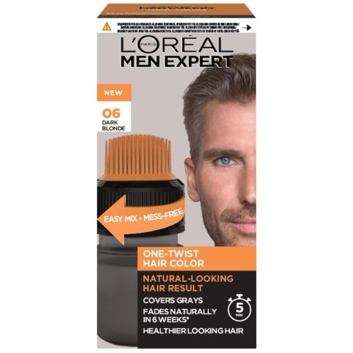 shop L'Oreal Paris Men Expert One-Twist Hair Color 50 ml - No. 06 Dark Blonde af LOreal Paris - online shopping tilbud rabat hos shoppetur.dk