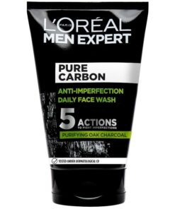 shop L'Oreal Paris Men Expert Pure Carbon Anti-Imperfection Daily Face Wash 100 ml af LOreal Paris - online shopping tilbud rabat hos shoppetur.dk