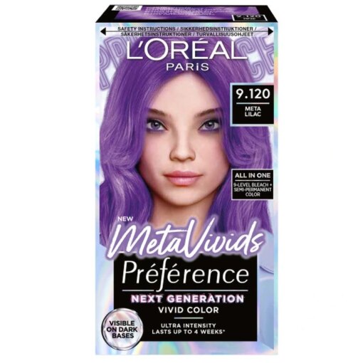 shop L'Oreal Paris Preference Metavivids - 9.120 Meta Lilac af LOreal Paris - online shopping tilbud rabat hos shoppetur.dk