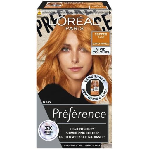 shop L'Oreal Paris Preference Vivid Colors - 7.432 Copper af LOreal Paris - online shopping tilbud rabat hos shoppetur.dk