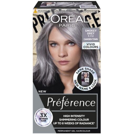 shop L'Oreal Paris Preference Vivid Colors - 9.112 Smokey Grey af LOreal Paris - online shopping tilbud rabat hos shoppetur.dk