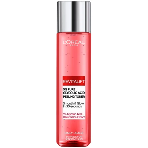 shop L'Oreal Paris Revitalift Glycolic Acid Peeling Toner 180 ml af LOreal Paris - online shopping tilbud rabat hos shoppetur.dk