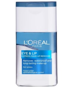 shop L'Oreal Paris Skin Cleansing Eye & Lip Make-Up Remover 125 ml af LOreal Paris - online shopping tilbud rabat hos shoppetur.dk