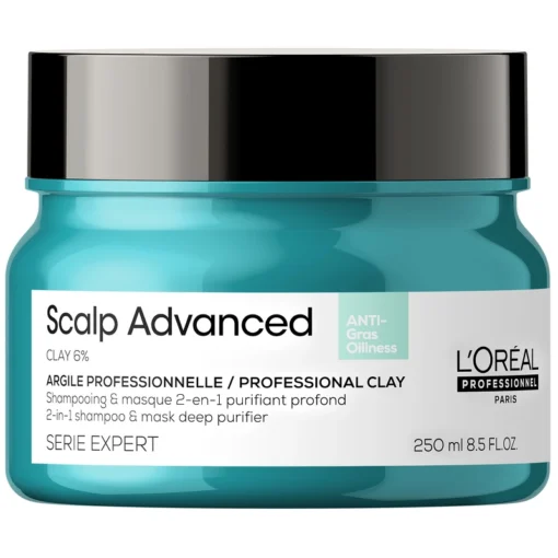 shop L'Oreal Pro Scalp Advanced Anti-Oiliness 2-In-1 Deep Purifyer Clay 250 ml af LOreal Professionnel - online shopping tilbud rabat hos shoppetur.dk