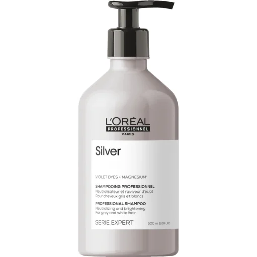 shop L'Oreal Pro Serie Expert Silver Shampoo 500 ml af LOreal Professionnel - online shopping tilbud rabat hos shoppetur.dk