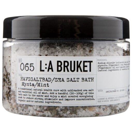 shop L:A Bruket 065 Sea Salt Bath Mint 450 gr. af LA Bruket - online shopping tilbud rabat hos shoppetur.dk