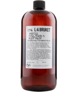 shop L:A Bruket 074 Hand & Body Wash Refill 1000 ml - Cucumber Mint af LA Bruket - online shopping tilbud rabat hos shoppetur.dk