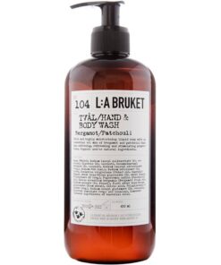 shop L:A Bruket 104 Hand & Body Wash 450 ml - Bergamot/Patchouli af LA Bruket - online shopping tilbud rabat hos shoppetur.dk