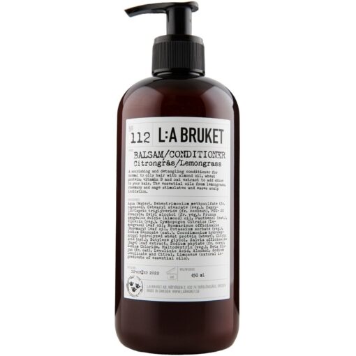 shop L:A Bruket 112 Conditioner 450 ml - Lemongrass af LA Bruket - online shopping tilbud rabat hos shoppetur.dk