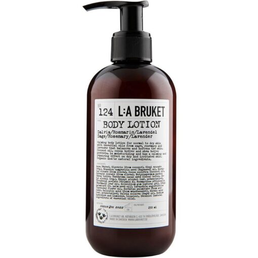 shop L:A Bruket 124 Body Lotion 240 ml - Sage/Rosemary/Lavender af LA Bruket - online shopping tilbud rabat hos shoppetur.dk