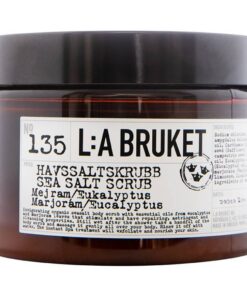 shop L:A Bruket 135 Sea Salt Body Scrub 420 gr. - Marjoram/Eucalyptus af LA Bruket - online shopping tilbud rabat hos shoppetur.dk