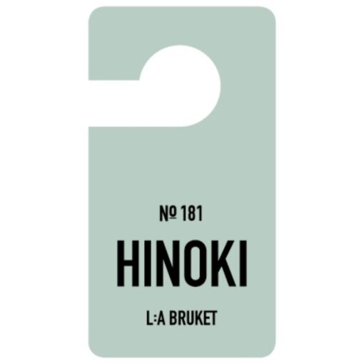 shop L:A Bruket 181 Fragrance Tag - Hinoki af LA Bruket - online shopping tilbud rabat hos shoppetur.dk