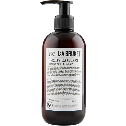 shop L:A Bruket 193 Bodylotion 250 ml - Grapefruit Leaf af LA Bruket - online shopping tilbud rabat hos shoppetur.dk