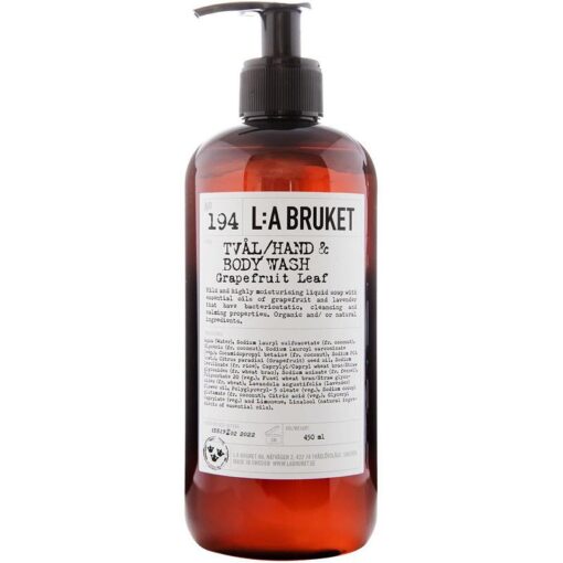 shop L:A Bruket 194 Hand & Body Wash 450 ml - Grapefruit Leaf af LA Bruket - online shopping tilbud rabat hos shoppetur.dk