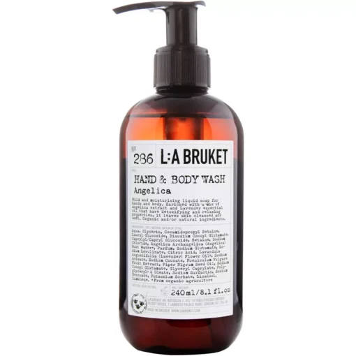 shop L:A Bruket 286 Hand & Body Wash 240 ml - Angelica af LA Bruket - online shopping tilbud rabat hos shoppetur.dk