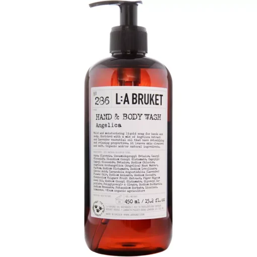 shop L:A Bruket 286 Hand & Body Wash 450 ml - Angelica af LA Bruket - online shopping tilbud rabat hos shoppetur.dk