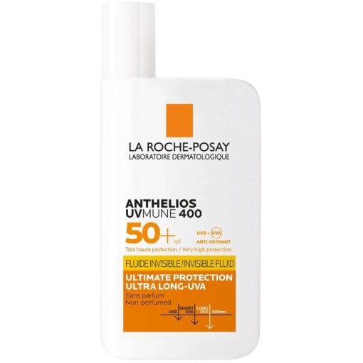 shop La Roche-Posay Anthelios UVmune 400 Invisible Fluid SPF 50+ - 50 ml af La RochePosay - online shopping tilbud rabat hos shoppetur.dk