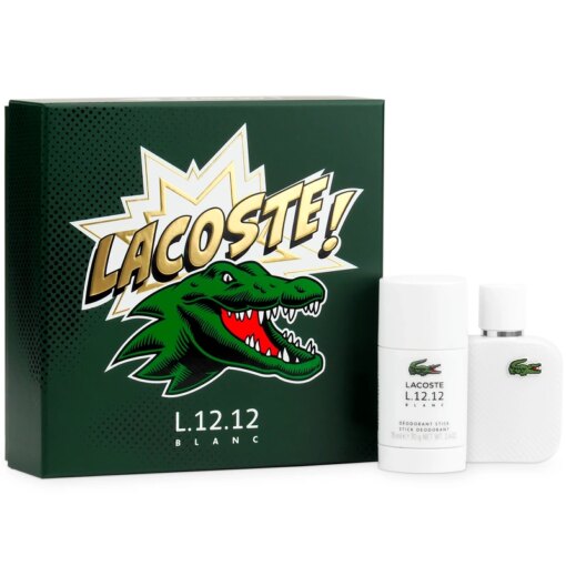shop Lacoste L.12.12 Blanc EDT 50 ml Gift Set (Limited Edition) af Lacoste - online shopping tilbud rabat hos shoppetur.dk