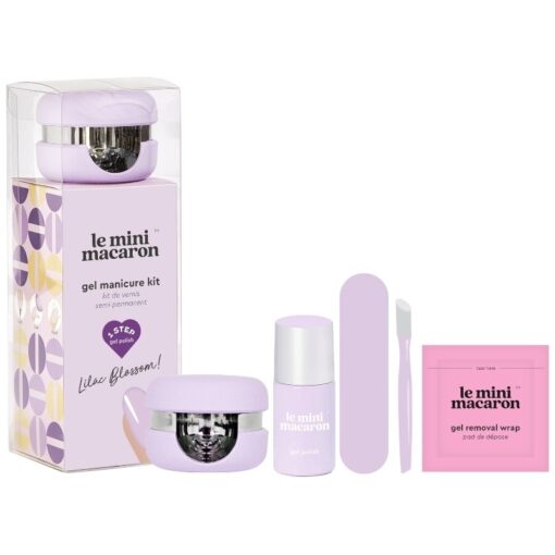 shop Le Mini Macaron Gel Manicure Kit - Lilac Blossom af Le Mini Macaron - online shopping tilbud rabat hos shoppetur.dk