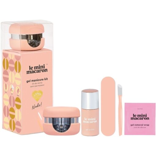 shop Le Mini Macaron Gel Manicure Kit - Nude af Le Mini Macaron - online shopping tilbud rabat hos shoppetur.dk