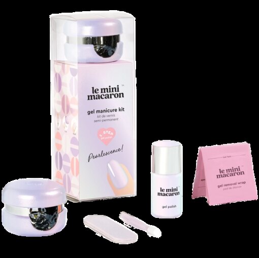 shop Le Mini Macaron Gel Manicure Kit - Pearlescence af Le Mini Macaron - online shopping tilbud rabat hos shoppetur.dk