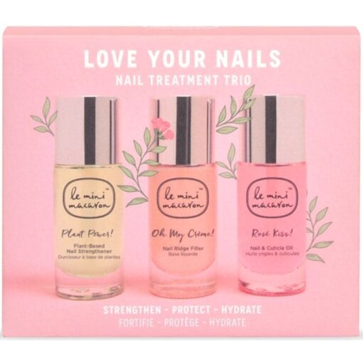 shop Le Mini Macaron Love Your Nails Treatment Trio af Le Mini Macaron - online shopping tilbud rabat hos shoppetur.dk