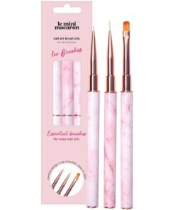 shop Le Mini Macaron Nail Art Brush Trio - Les Brushes af Le Mini Macaron - online shopping tilbud rabat hos shoppetur.dk