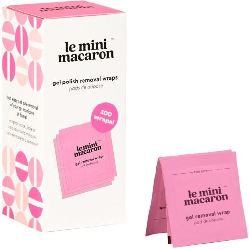 shop Le Mini Macaron Remover Wraps 100 Pads af Le Mini Macaron - online shopping tilbud rabat hos shoppetur.dk