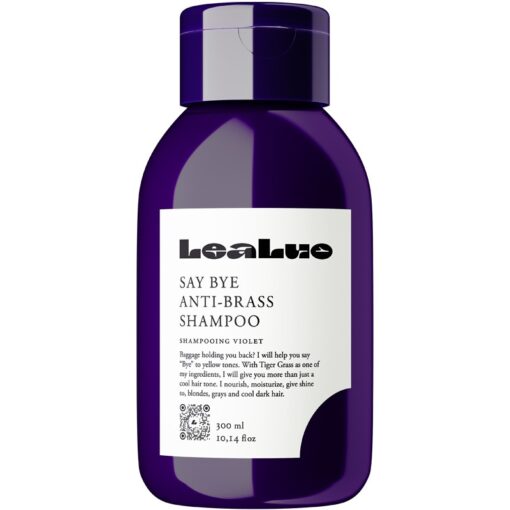 shop LeaLuo Say Bye Anti-Brass Shampoo 300 ml (U) af LeaLuo - online shopping tilbud rabat hos shoppetur.dk