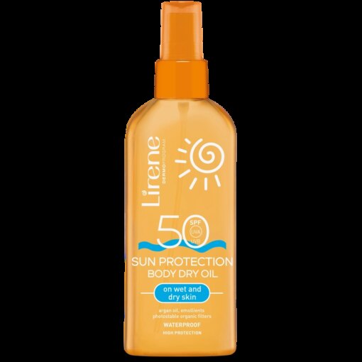 shop Lirene Sun Protection Body Dry Oil SPF 50 - 150 ml af Lirene - online shopping tilbud rabat hos shoppetur.dk